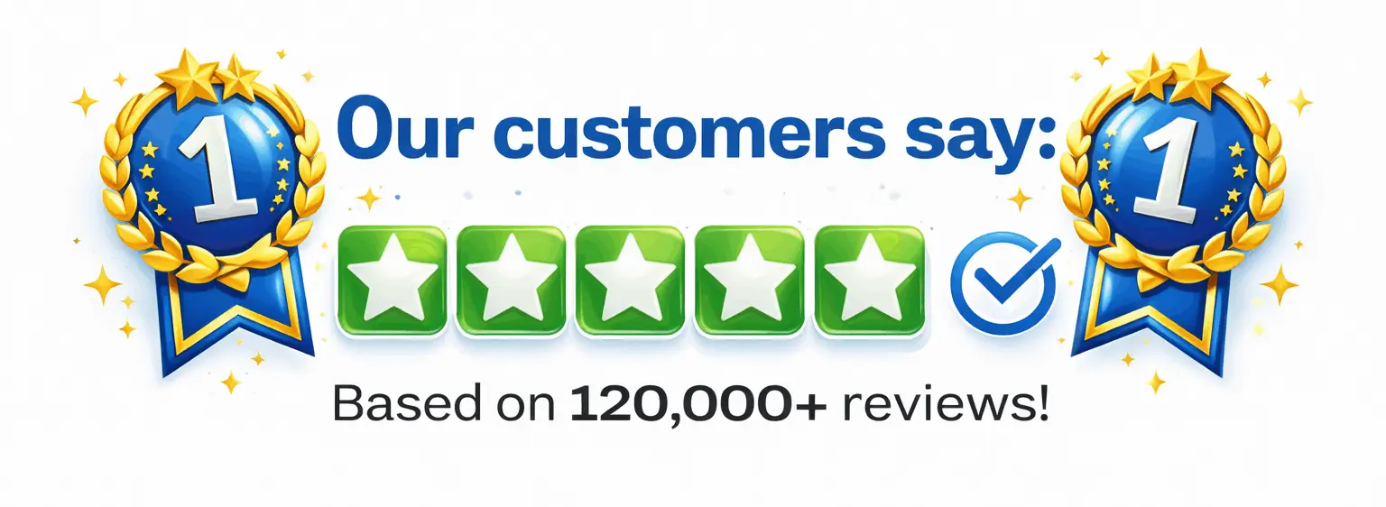 customer 5 star rating & highly recommended